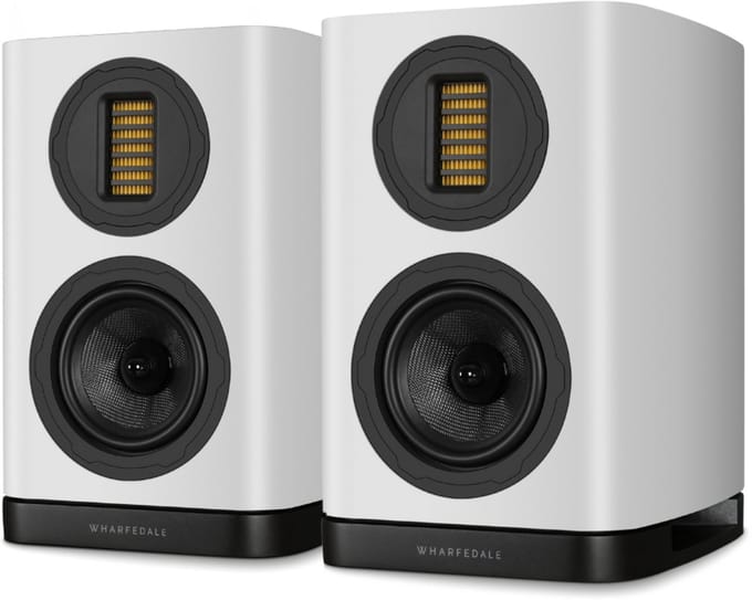Wharfedale EVO 5.1 Boekenplank Speakers - Hifi Stereo Set - Passieve Speaker - 2-Weg Luidsprekers - Wit
