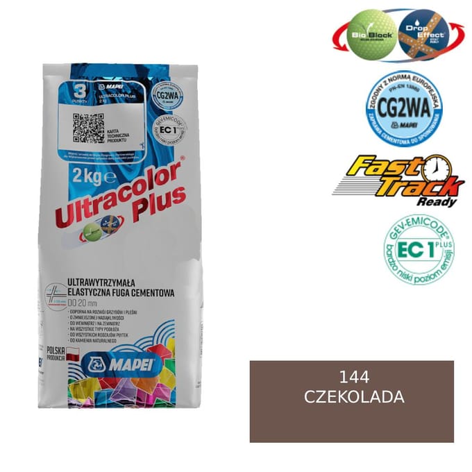 Mapei Ultracolor Plus Fuga - 144 Chocolat 2Kg
