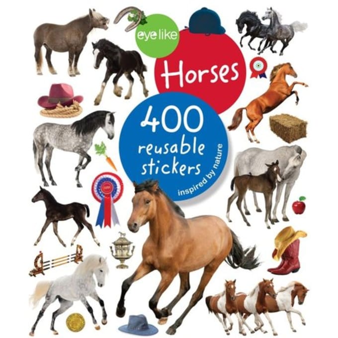 Eyelike Stickers: Horses - Workman Kids - Workman Publishing
