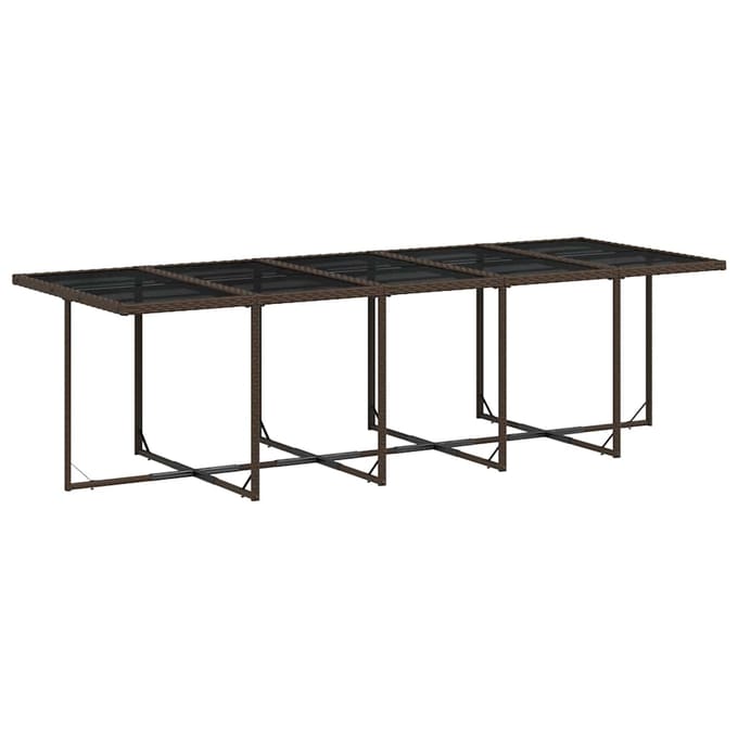 vidaXL - 15-delige - Tuinset - met - kussens - poly - rattan - bruin