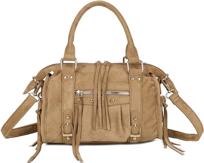 Gallantry® Dames Handtas – Schoudertas Dames – Crossbody Tas – Compacte Dames Tas met Rits – Trendy Handtas - Kaki