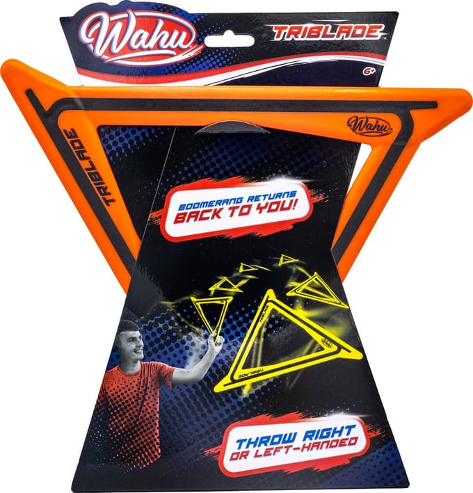 Wahu Triblade Boomerang - Vang- en werpspel - Rood