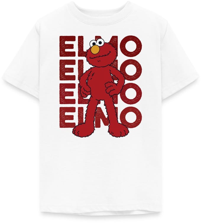Sesamstraat Elmo Pose T-Shirt Tiener