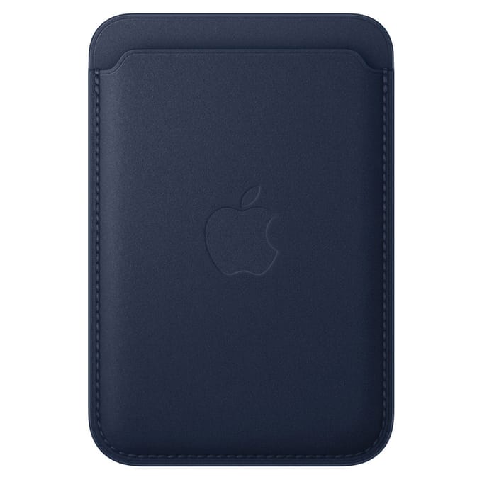 Apple FineWoven Wallet MagSafe met 'Zoek-mijn' functie - Deep Blue
