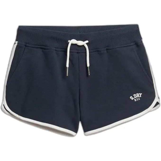 Superdry Athletic Essentials Retroshort Blauw Grootte: 34