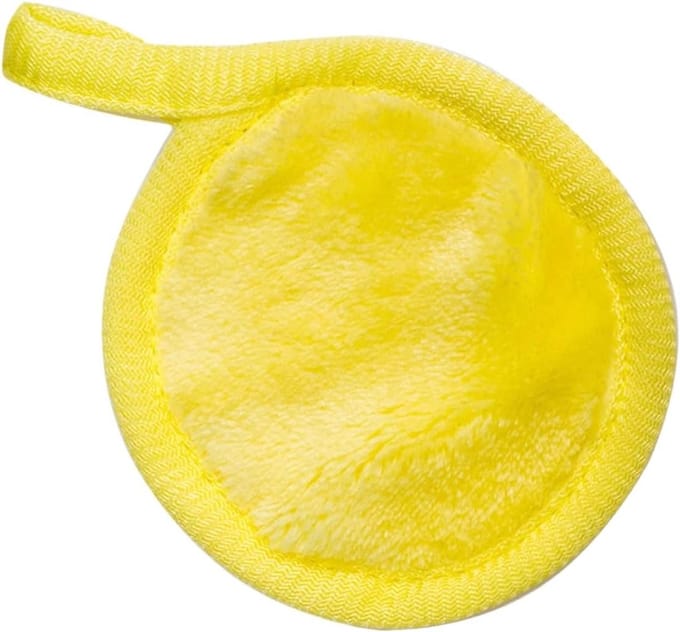 Make-up Remover Pads - Gezichtspads - Make-up Verwijderen - Herbruikbaar & Wasbaar - 6 Stuks - Geel