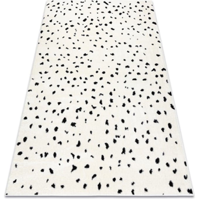 Kleden Rugsx Tapijt modern MODE 8508 stippen creme / 80x150 cm