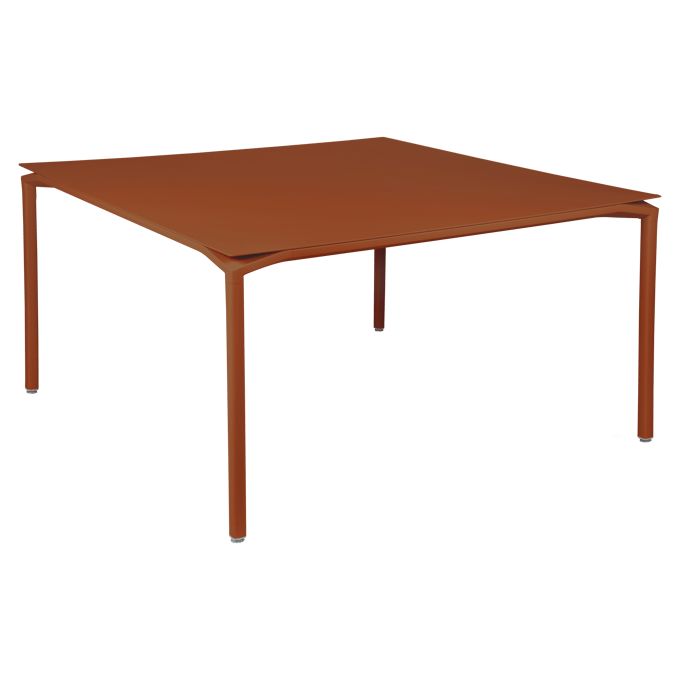 Fermob CALVI Tafel  - E2 gekonfijte sinaasappel - 140 x 140 cm