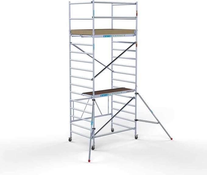 Combi kamersteiger 135 cm breed 5,7m werkhoogte