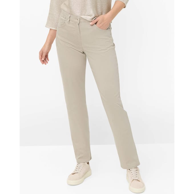 Raphaela by Brax Dames Broek  Style CORRY SAND, beige, maat 52