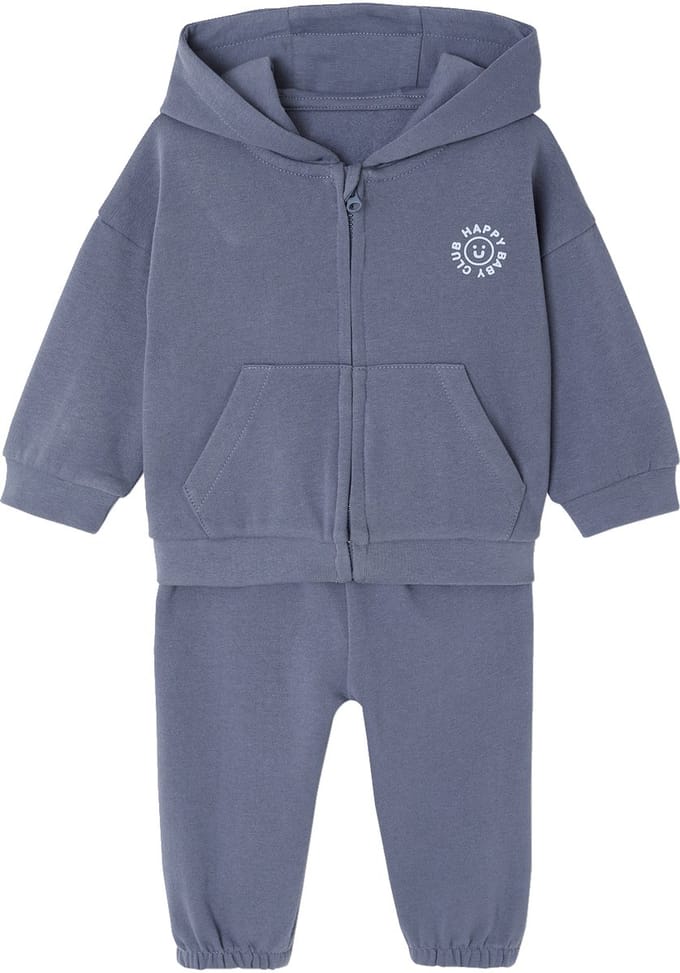 Vertbaudet Sportpak met capuchon en rits + jogging voor baby
