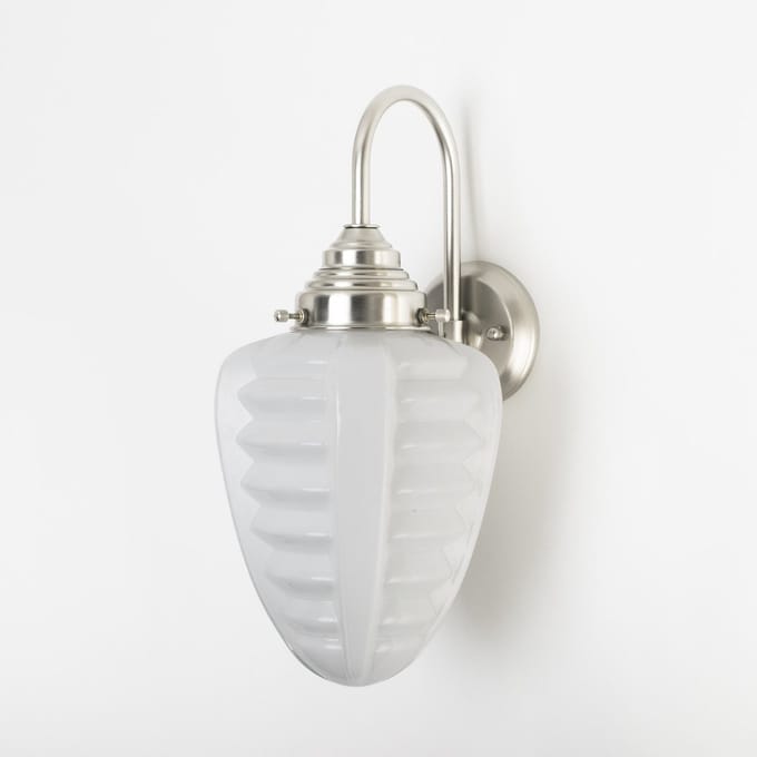Wandlamp Parole Meander Matnikkel - Art Deco Trade