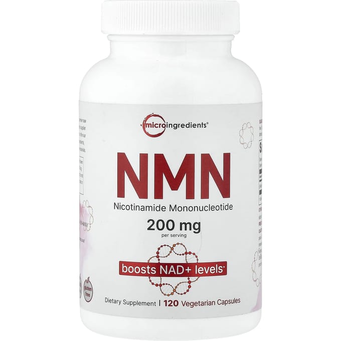 Micro Ingredients, NMN, 120 Veggie Capsules (100mg per capsule)