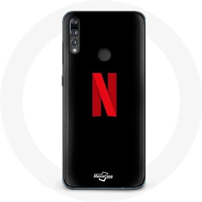 Coque - Huawei - P30 Lite - Logo Netflix - Souple - Protection noir