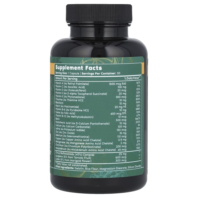 Primal Harvest, Primal multivitamine, 30 capsules