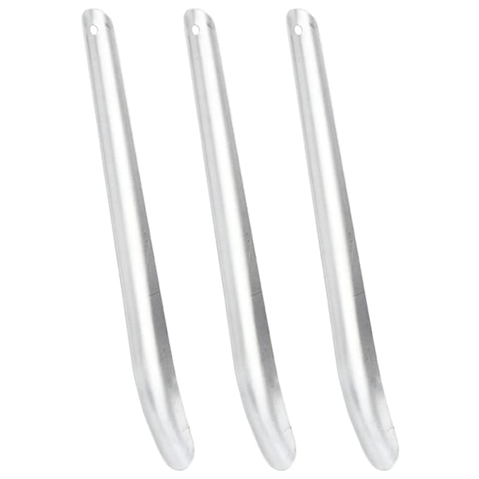 Vidaxl Éponges de Sueur pour Chevaux, Lot de 3, Argentées, en Aluminium