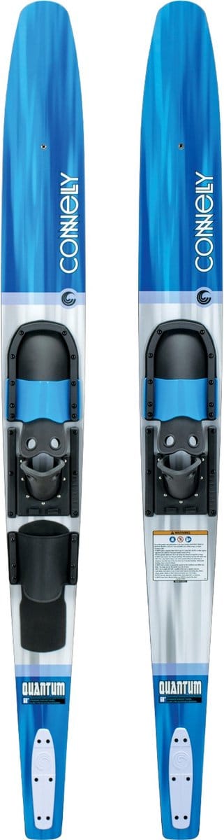 Connelly Quantum 68" Combo Waterski Set – 173 cm met Verstelbare Slide Bindingen – Beginners Waterski