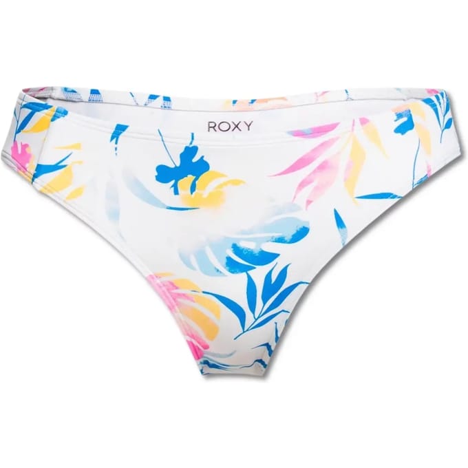 Roxy Printed Beach Classics Hipster Bikinibroekje Wit L Vrouw