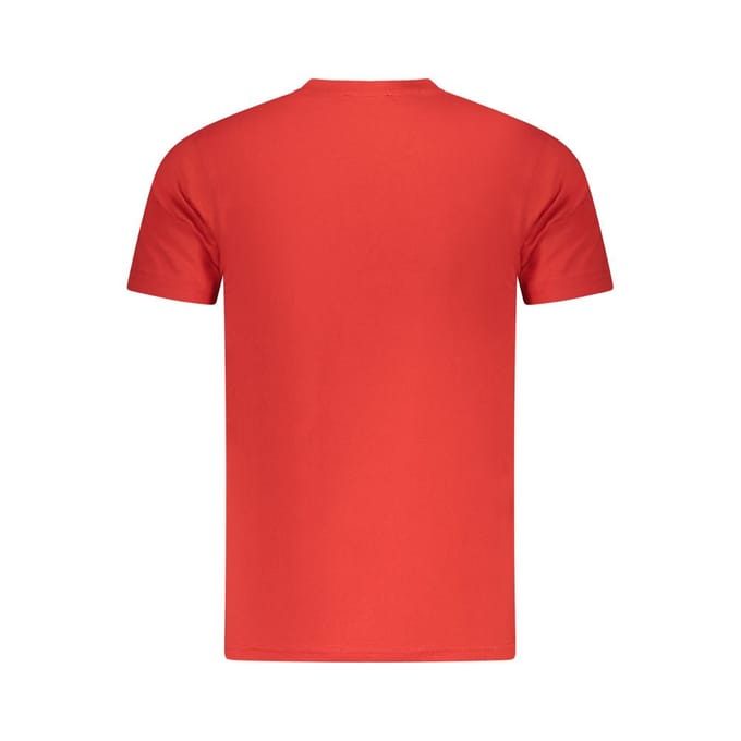 Cavalli Class Rosso Katoenen Heren T-Shirt
