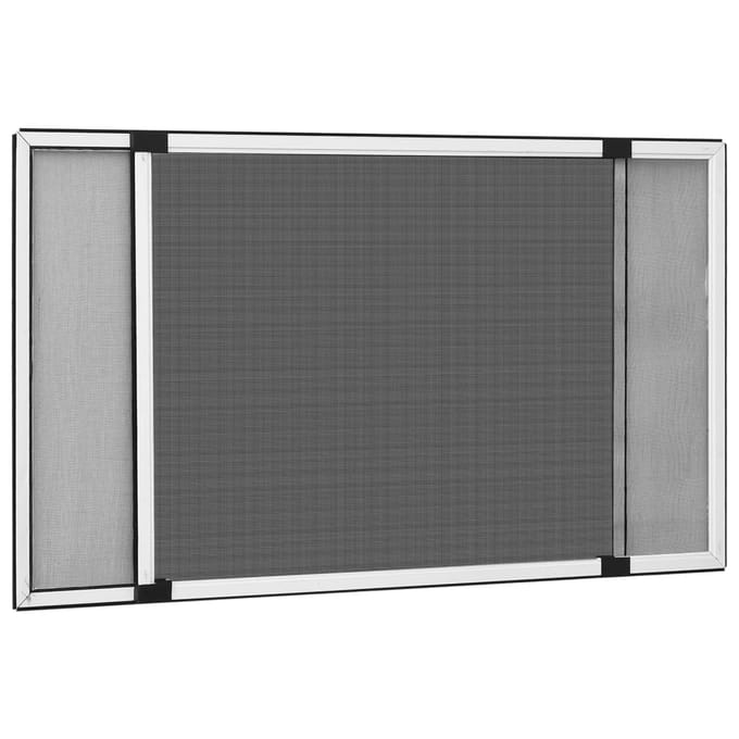 vidaXL Raamhor uitschuifbaar (100-193)x75 cm wit