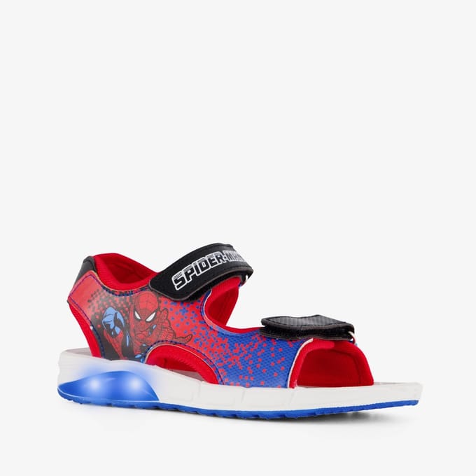 Spider-Man jongens sandalen met lichtjes rood - Maat 31