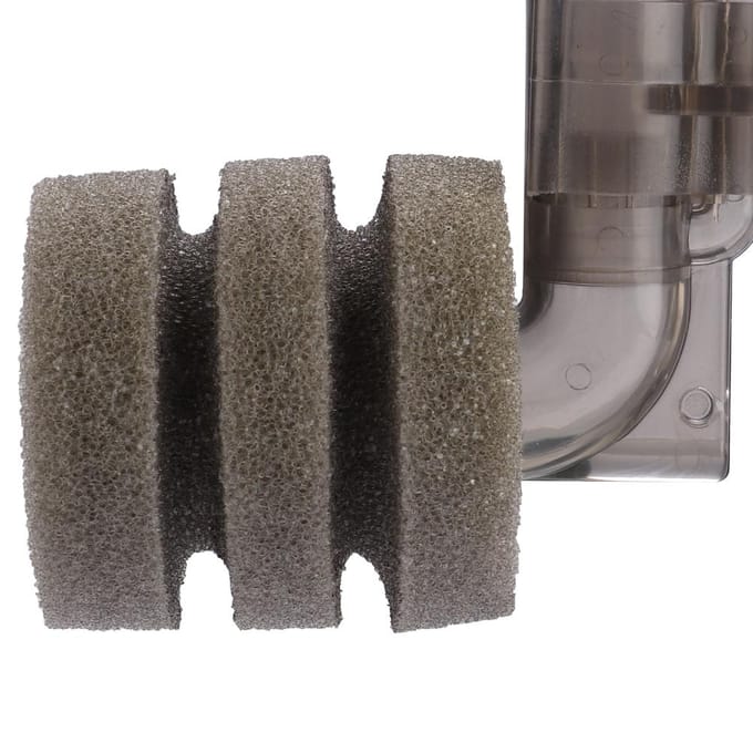 Mini Stille Zuurstofpomp Waterfilter Spons voor Aquarium Vis Tank gray