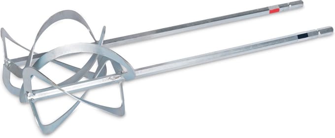 Kreator  KRT050011  Dubbele roerstaaf betonmixer - HEX 13 - Verfmenger - 2x D120mm