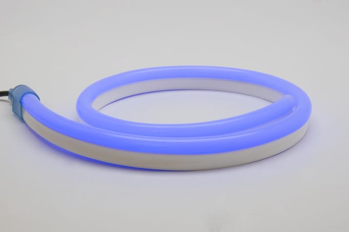 Groenovatie LED Strip / Neon Flex - 8 Watt/meter - 1 Meter - 230V - Waterdicht IP67 - Blauw