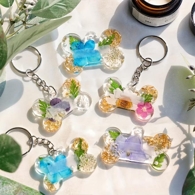 1 stuks Siliconen Hars Sieraden Mallen Hond Bot Vorm Gietmallen voor DIY Sieraden, Sleutelhanger, Ketting Bedels pink