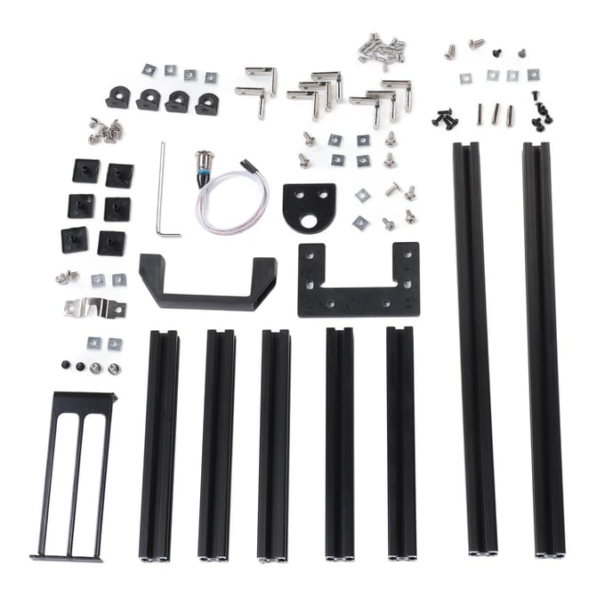DIY computer moederbord behuizing rack warmteafvoer verticaal open aluminium frame chassis rack DIY open chassis frame gray