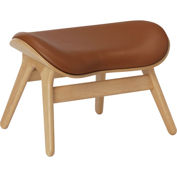 UMAGE A Conversation Piece Ottoman - eiken - Leder Hope cognac