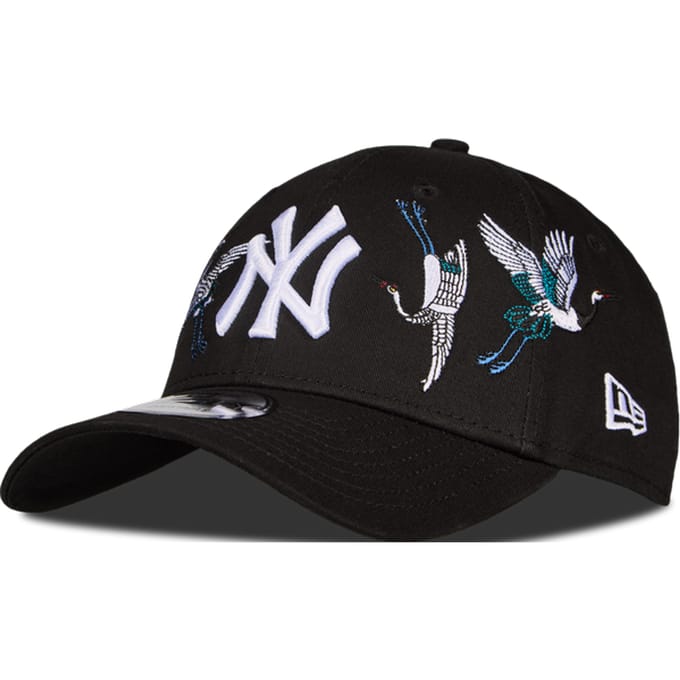 New Era 9FORTY Petten Unisex - Zwart - One Size