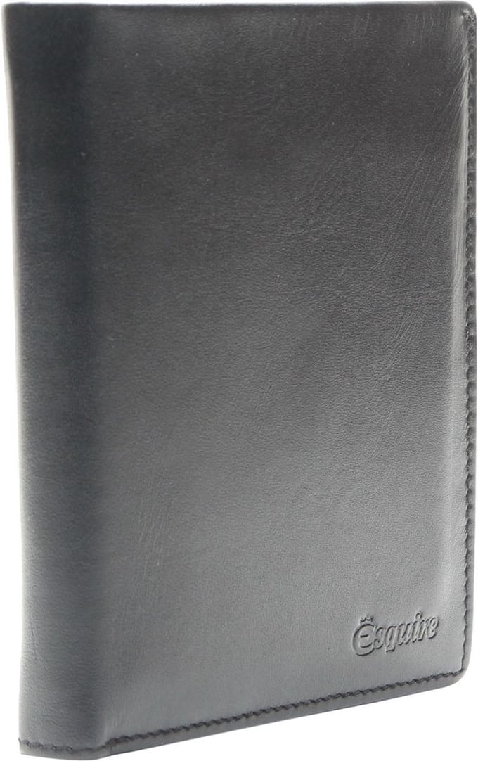 Esquire Portemonnee New Silk Wallet Black Zwart