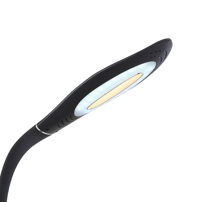 Globo LED tafellamp Pattaya, zwart, dimbaar, CCT