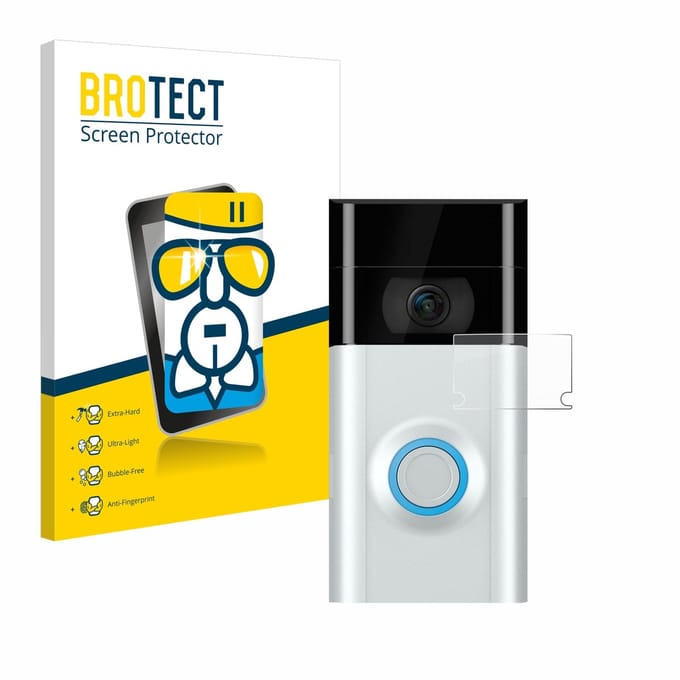 Screenprotector voor Ring Doorbell 2 (Lens) Beschermglas transparant