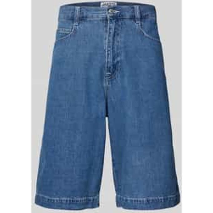 Korte regular fit jeans in 5-pocketmodel