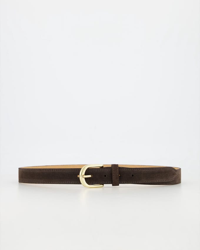 Teatro - Suus - Riem - Suede - Leer - Goudkleurig - Black - 105 cm