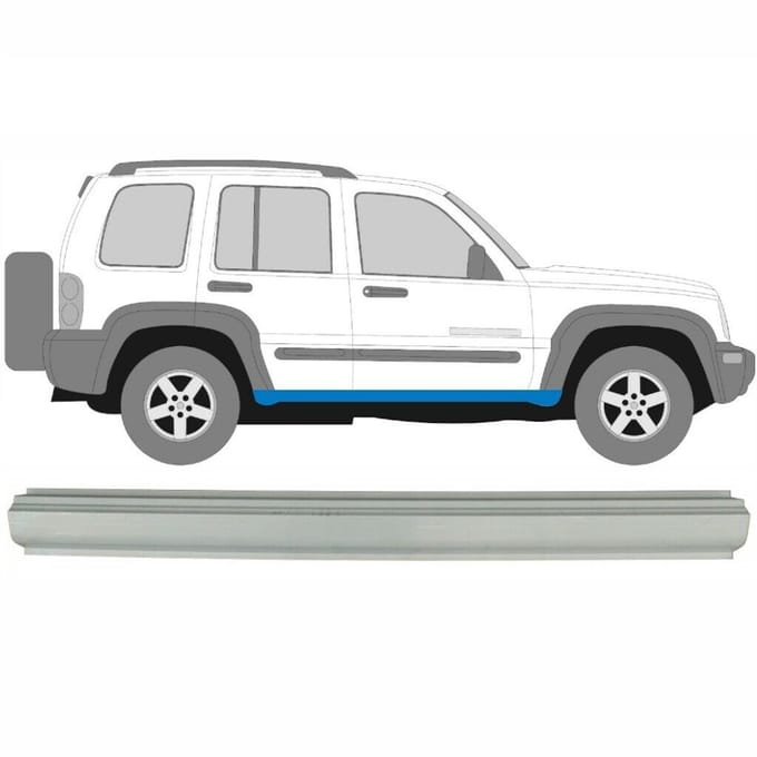 Reparatie dorpel onderste deel voor Jeep Liberty 2001-2008 / Links = Rechts