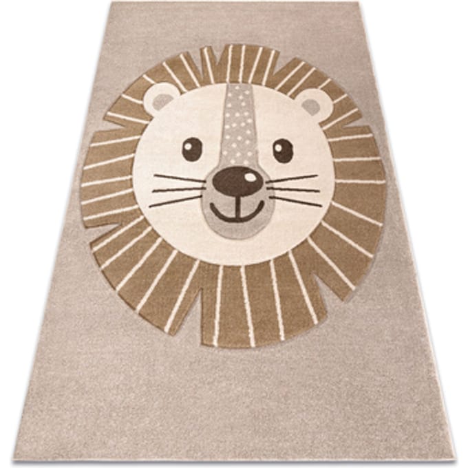 Kleden Rugsx KIDDO tapijt 4424 beige / crème, Leeuw 80x150 cm