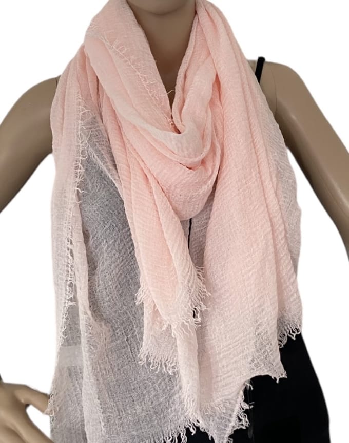Dames effen kleur sjaal 5# PINK