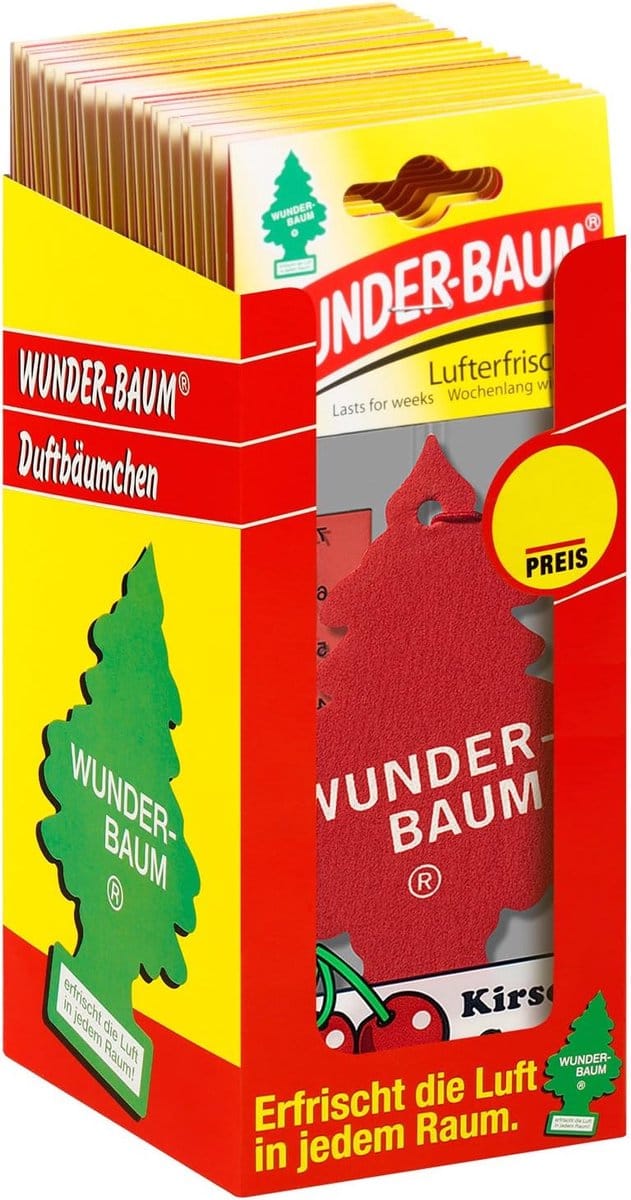 Wunder-Baum 134206/24 luchtverfrisser 24-delige box kersen