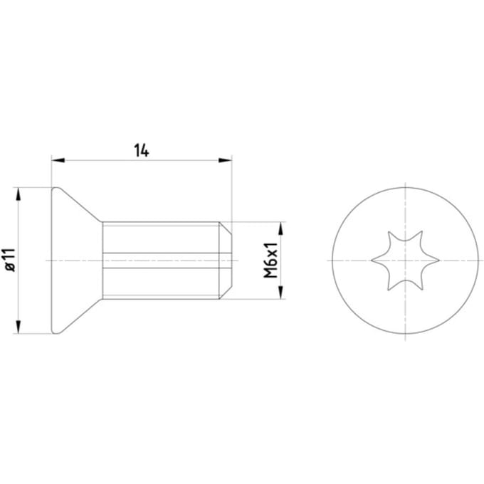 Schroef, remschijf TEXTAR TPM0012