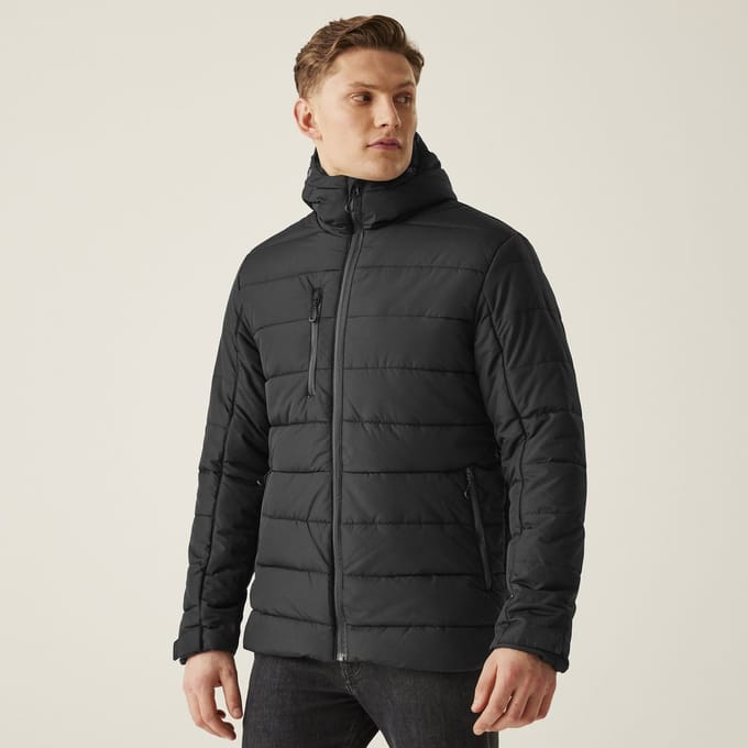 Gevulde Jas Heren Insulated Orange Zippers