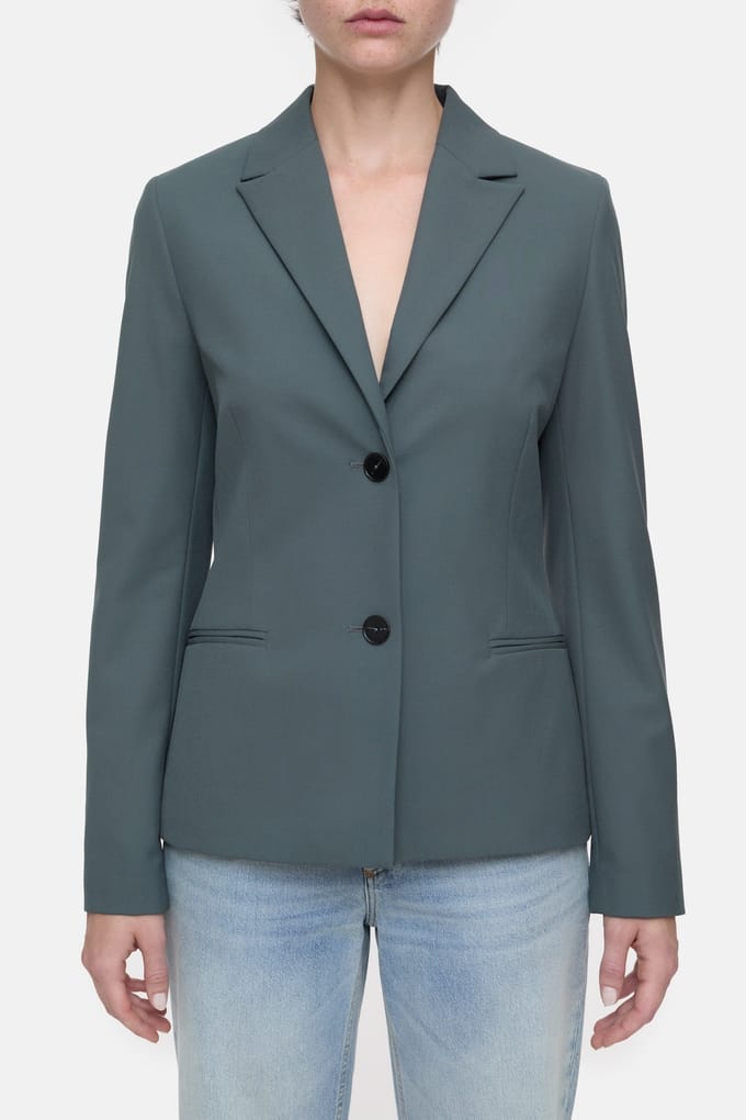 Closed Fitted Blazer Pini Green Größe: XXS | Blazer Outlet | Damen | Grün