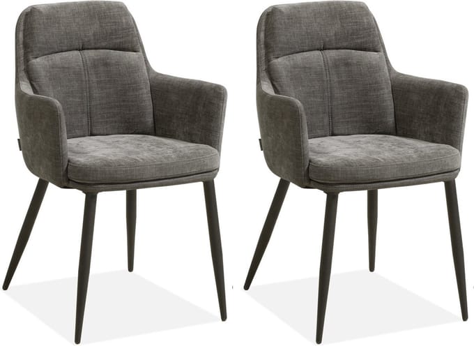 Eetkamerstoel Donna - Ash (set van 2 stoelen)