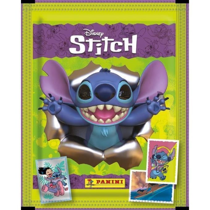 Blister - PANINI - Stitch - 11 zakjes - 55 stickers schoon