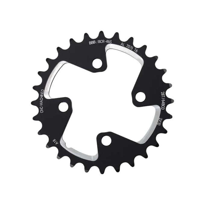 Bbb Shimano Xt Bcr-46s 64 Bcd Kettingblad Zwart 28t