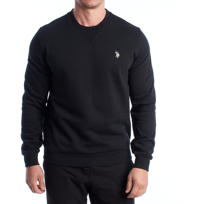 Herren-Fleece-Sweatshirt mit Rundhalsausschnitt US42187035