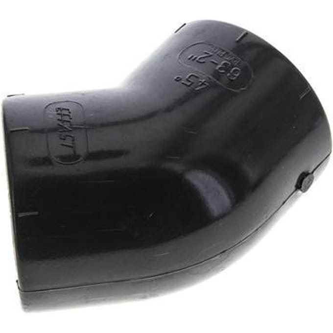 45° L-Koppeling Rp2'' Binnendraad PVC-U 16bar En 1452-3