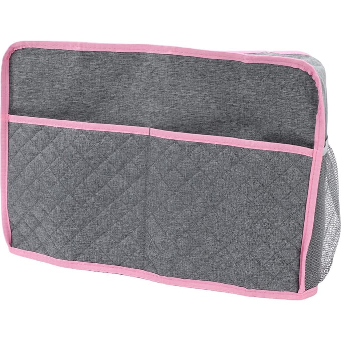 Opvouwbare Waterdichte Naaimachinehoes Stofhoes voor Naaimachine met Vakken voor Naaimachine Accessoires gray